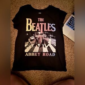 The Beatles Black Hybrid Apparel Shirt